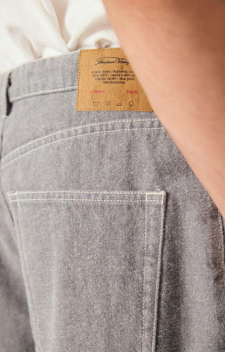 American Vintage Nafow Brushed Grey Balloon Jeans Herren grau